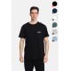 PACO&CO 2431803 BLACK Ανδρικό T-shirt σε φαρδιά γραμμή