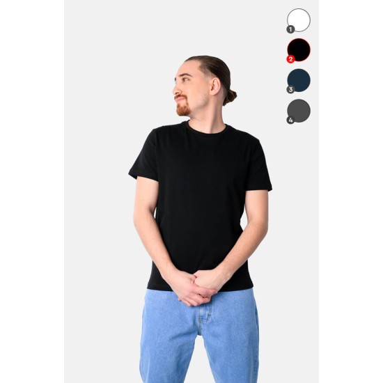 PACO&CO 2431810 BLACK T-SHIRT Μονόχρωμο 