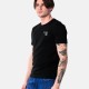 Ανδρικό T-shirt PACO&CO 2531001 BLACK Slim Fit