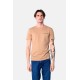 Ανδρικό T-shirt PACO&CO 2531002 CAMEL Slim Fit