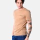 Ανδρικό T-shirt PACO&CO 2531002 CAMEL Slim Fit