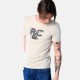 Ανδρικό T-shirt PACO&CO 2531005 BEIGE Slim Fit