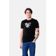 Ανδρικό T-shirt PACO&CO 2531005 BLACK Slim Fit