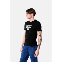 Ανδρικό T-shirt PACO&CO 2531005 BLACK Slim Fit