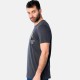 Ανδρικό T-shirt PACO&CO 2531024 GREY Κανονική γραμμή- Cotton
