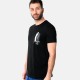 Ανδρικό T-shirt PACO&CO 2531024 BLACK Κανονική γραμμή- Cotton