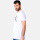 Ανδρικό T-shirt PACO&CO 2531024 WHITE Κανονική γραμμή- Cotton