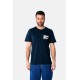 Ανδρικό T-shirt PACO&CO 2531046 NAVY Κανονική γραμμή- Cotton