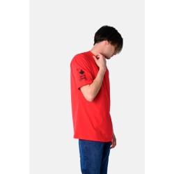 Ανδρικό oversized κοντομάνικο PACO&CO 2531075 RED