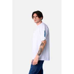 Ανδρικό oversized κοντομάνικο PACO&CO 2531075 WHITE