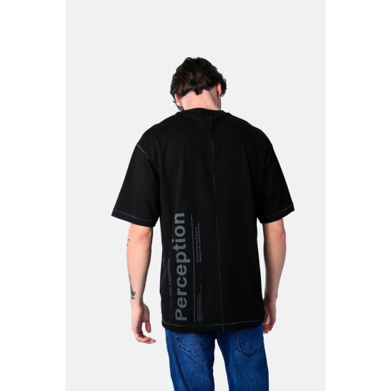 PACO&CO 2531080 BLACK T-SHIRT Oversized 