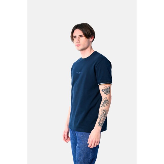 PACO&CO 2531093 NAVY T-SHIRT Λαιμόκοψη Πικέ 