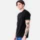 PACO&CO 2531093 BLACK T-SHIRT Λαιμόκοψη Πικέ 