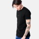 PACO&CO 2531093 BLACK T-SHIRT Λαιμόκοψη Πικέ 