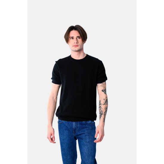 Ανδρικό T-shirt PACO&CO 2548001 BLACK