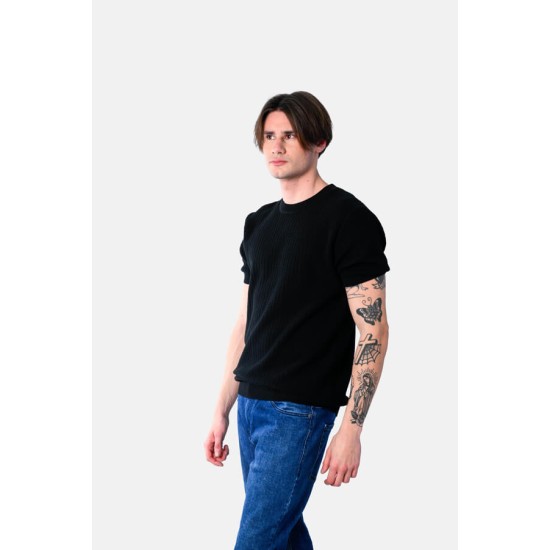 Ανδρικό T-shirt PACO&CO 2548001 BLACK