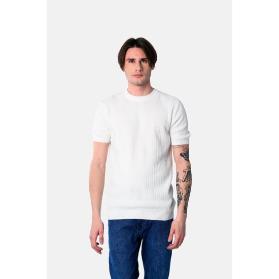 Ανδρικό T-shirt PACO&CO 2548001 WHITE