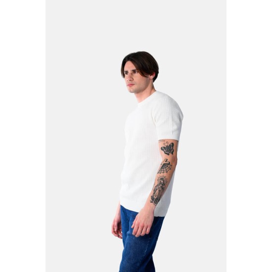 Ανδρικό T-shirt PACO&CO 2548001 WHITE