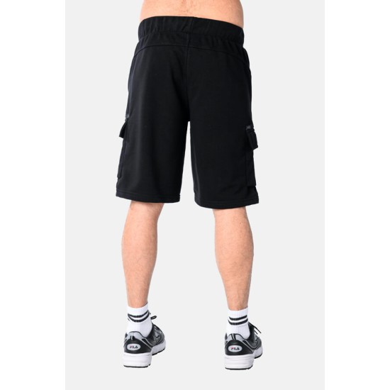 Ανδρική βαμβακερή βερμούδα PACO&CO 2531403 BLACK