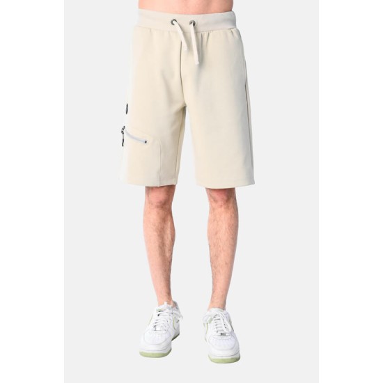 Ανδρική βαμβακερή βερμούδα PACO&CO 2531405 BEIGE