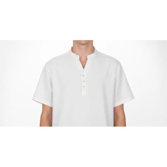 PACO&CO 2648525 WHITE Κοντομάνικο πουκάμσιο 