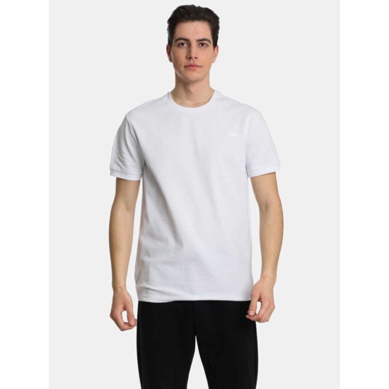 Ανδρικό T-shirt πικέ PACO&CO 2431096 WHITE
