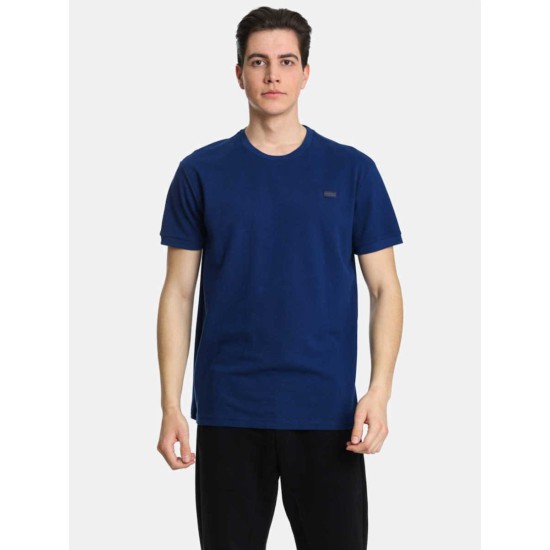 Ανδρικό T-shirt πικέ PACO&CO 2431096 NAVY