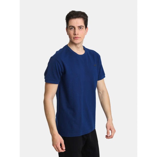 Ανδρικό T-shirt πικέ PACO&CO 2431096 NAVY