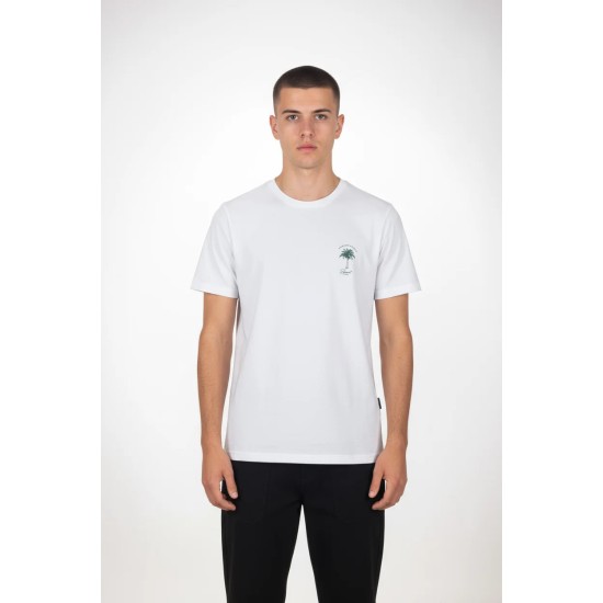 PACO&CO 2631044 WHITE T-shirt με πίσω τύπωμα