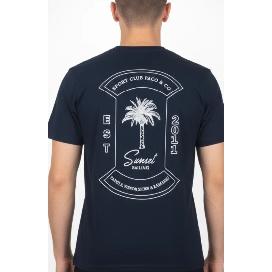 PACO&CO 2631044 NAVY T-shirt με πίσω τύπωμα