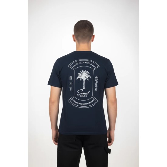 PACO&CO 2631044 NAVY T-shirt με πίσω τύπωμα