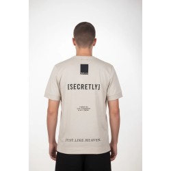 Ανδρικό T-shirt PACO&CO 2631045 BEIGE Κανονική γραμμή- Cotton