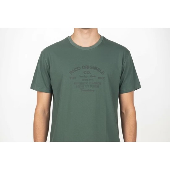 Ανδρικό T-shirt PACO&CO 2631052 GREEN PLUS SIZE