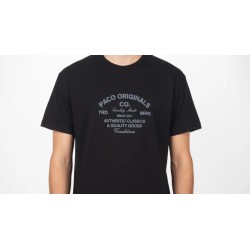 Ανδρικό T-shirt PACO&CO 2631052 BLACK PLUS SIZE