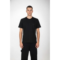 Ανδρικό T-shirt PACO&CO 2631056 BLACK Κανονική γραμμή- Cotton