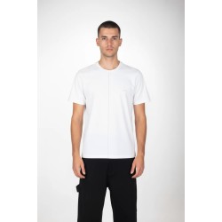 Ανδρικό T-shirt PACO&CO 2631056 WHITE Κανονική γραμμή- Cotton