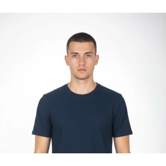 Ανδρικό T-shirt PACO&CO 2631090 NAVY T-shirt - πικέ