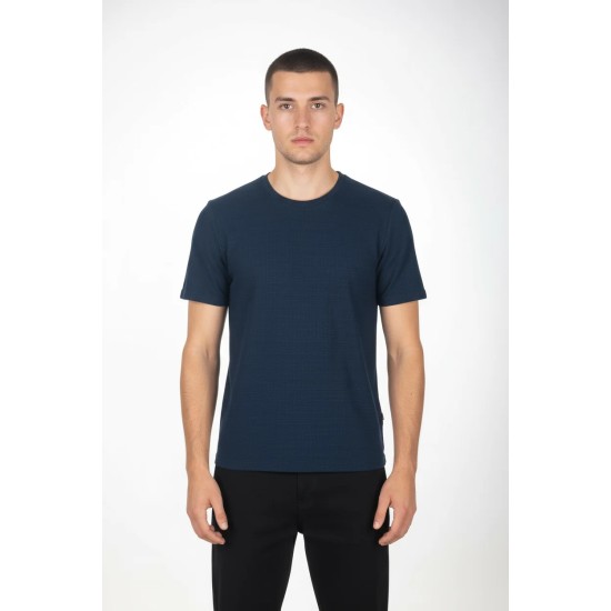Ανδρικό T-shirt PACO&CO 2631090 NAVY T-shirt - πικέ