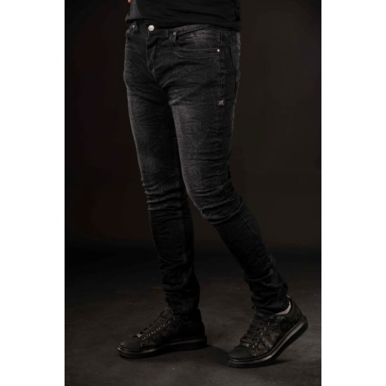 PROFIL 525 BLACK Ανδρικό Jean παντελόνι 