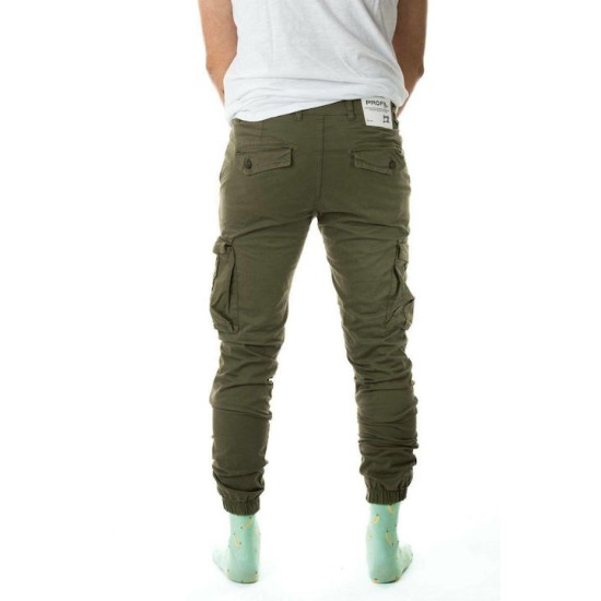 PROFIL 302 KHAKI Ανδρικό cargo παντελόνι 