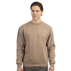 Ανδρικό HOODIE με πίσω τύπωμα REBASE 242RTOP-1010 BEIGE