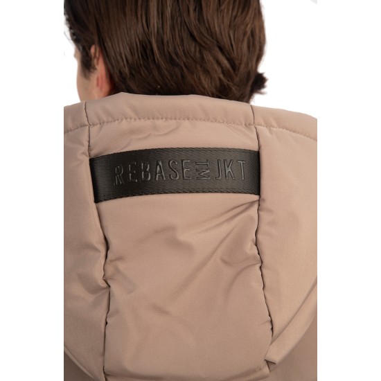 REBASE 242RJK-2003 BEIGE Jackets Parka 