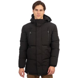 REBASE 242RJK-2003 BLACK Jackets Parka 