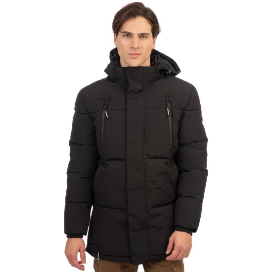 REBASE 242RJK-2003 BLACK Jackets Parka 