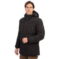 REBASE 242RJK-2003 BLACK Jackets Parka 