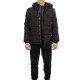 Ανδρικό puffer μπουφάν REBASE 242RJK-2004 BLACK