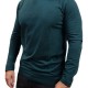 REBASE 242-RTS-9002 DEEP TEAL Ανδρική μακρυμάνικη μπλούζα