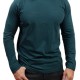 REBASE 242-RTS-9002 DEEP TEAL Ανδρική μακρυμάνικη μπλούζα