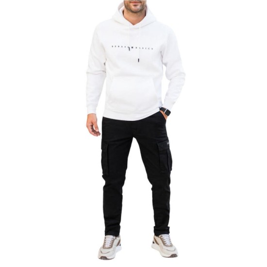 REBASE 242RCCP-4001 BLACK Ανδρικό cargo παντελόνι