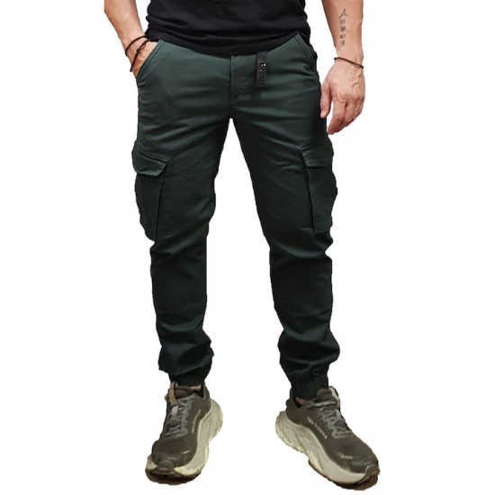REBASE 242RCCP-4002 FOREST GREEN Ανδρικό cargo παντελόνι